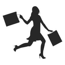 Shopper Silhouette at GetDrawings | Free download