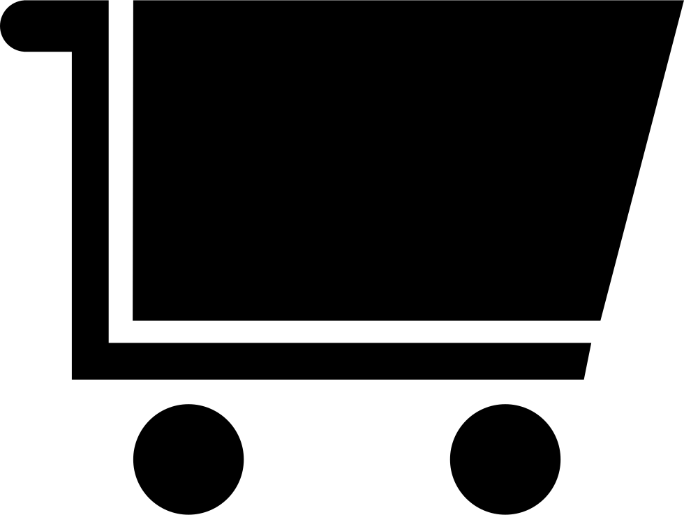 980x738 Shopping Cart Black Silhouette Svg Png Icon Free Download ( 61241