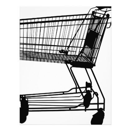 422x422 Shopping Cart Silhouette Letterhead
