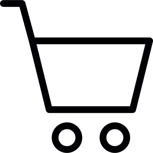 626x626 Shopping Push Cart Silhouette Icons Free Download