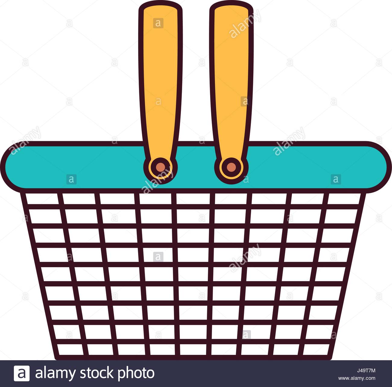 1300x1286 Silhouette Color With Metallic Shopping Basket With Thin Contour