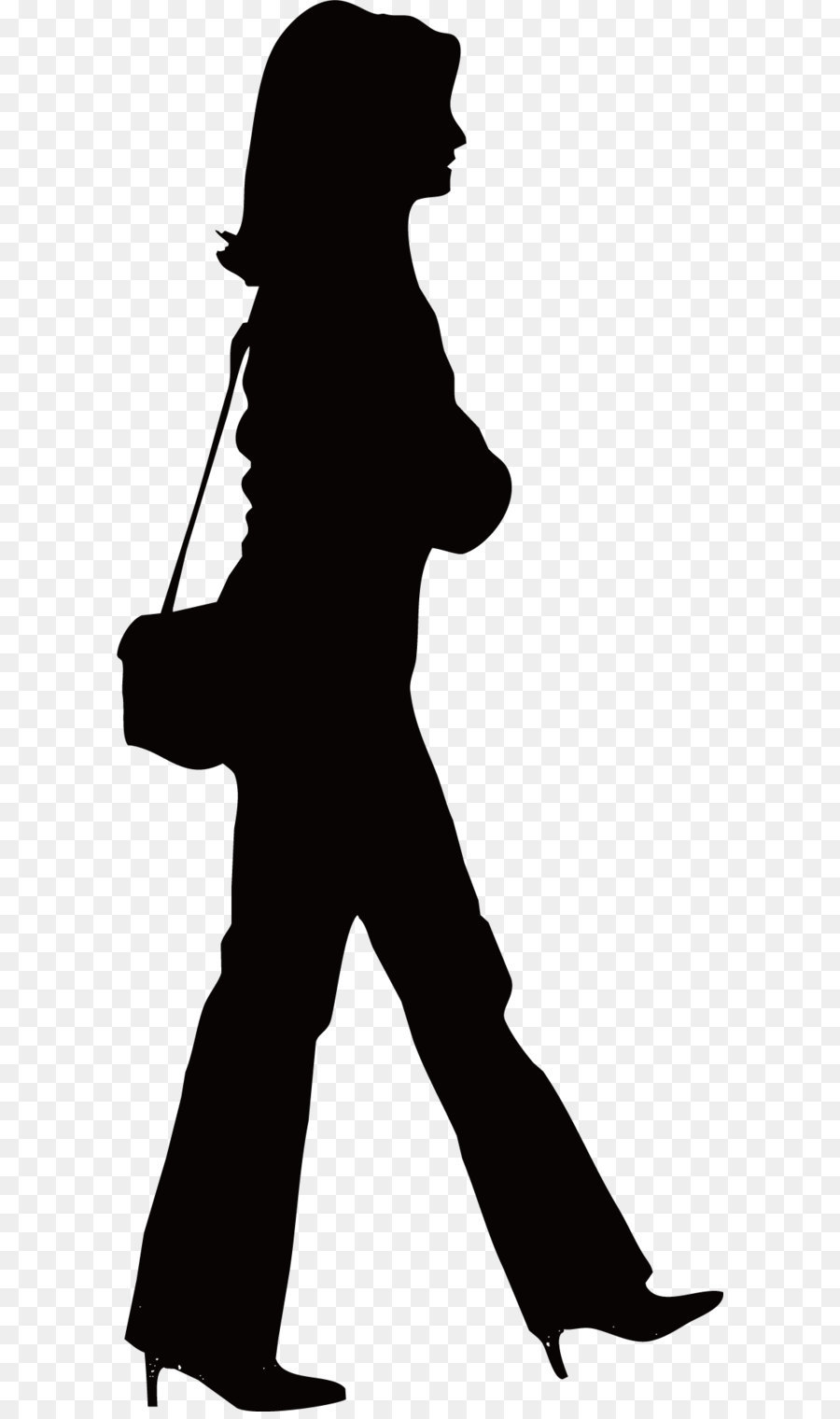 900x1520 Silhouette Walking Icon
