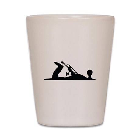 460x460 Hand Plane Silhouette Shot Glasses