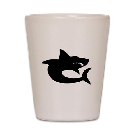 460x460 Shark Silhouette Shot Glasses, Buy Personalized Shark Silhouette