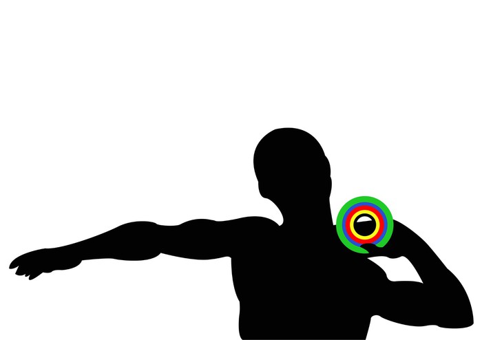 700x494 Olympics Athletics Shot Put Male Wall Mural We Live