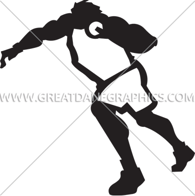 383x385 Shot Put Production Ready Artwork For T Shirt Printing