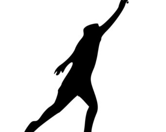 340x270 Track And Field Runner Starting Position 2 Die Cut Decal Car