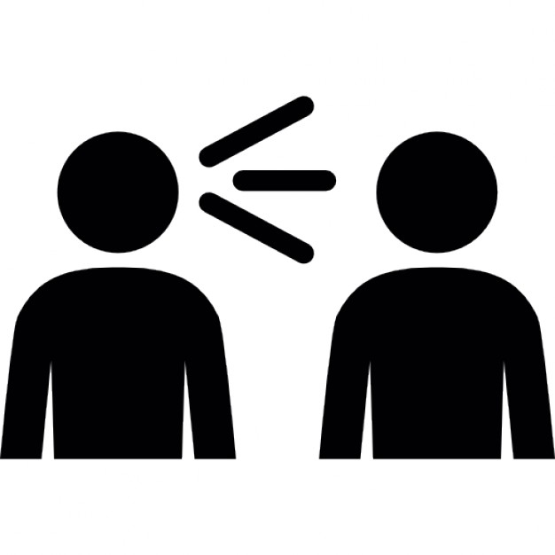 626x626 One Man Shouting To Another Man Icons Free Download