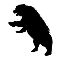 200x200 Shape Shapes Silhouette Silhouettes Animal Animals Contour