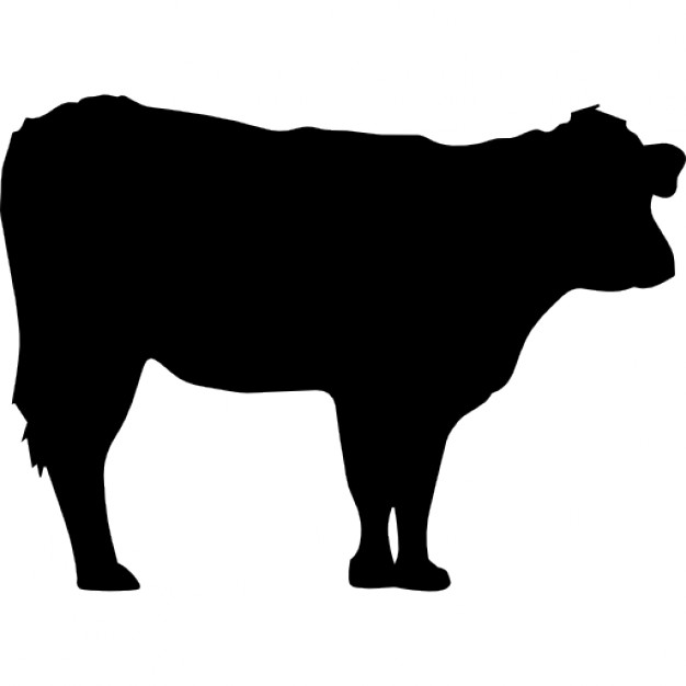 626x626 Cow Silhouette Icons Free Download