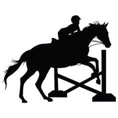 236x236 Jumping Horse Silhouette Clip Art