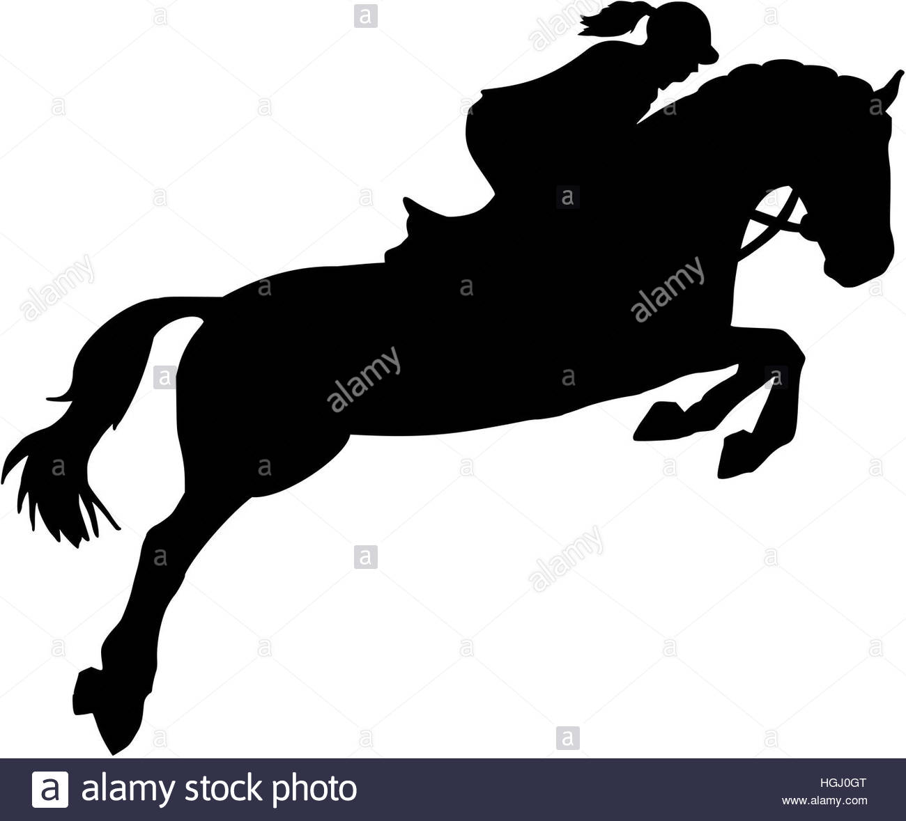 1300x1179 Show Jumping Silhouette With Woman Stock Photo 130702680