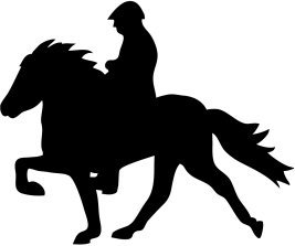 267x223 Horse Silhouette