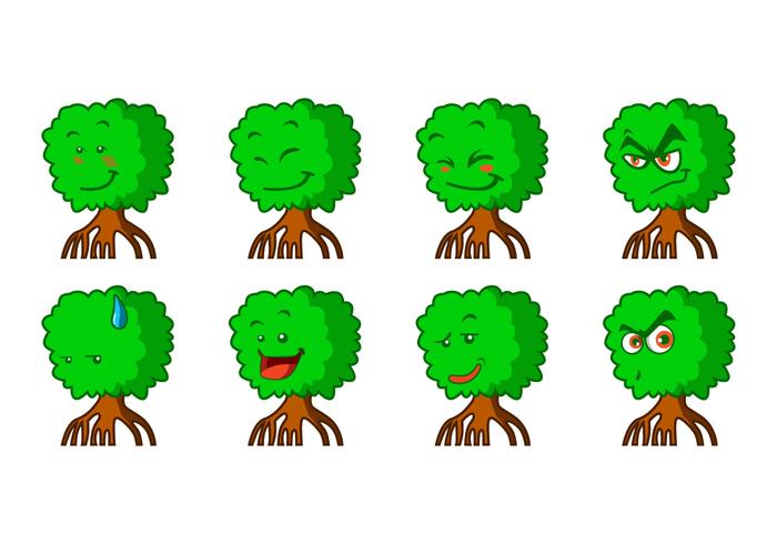700x490 Free Cartoon Mangrove Emoticon Vector