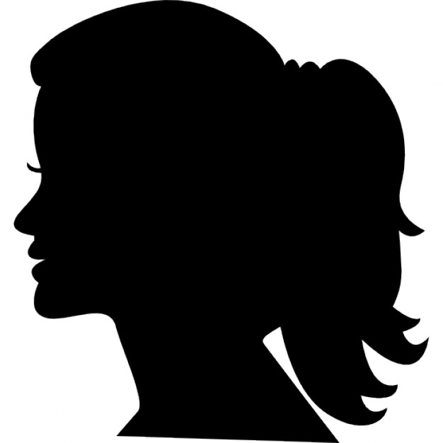 626x626 Woman Head Side Silhouette Icons Free Download