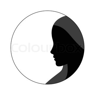 320x320 Logo Silhouette Side Profile Lady
