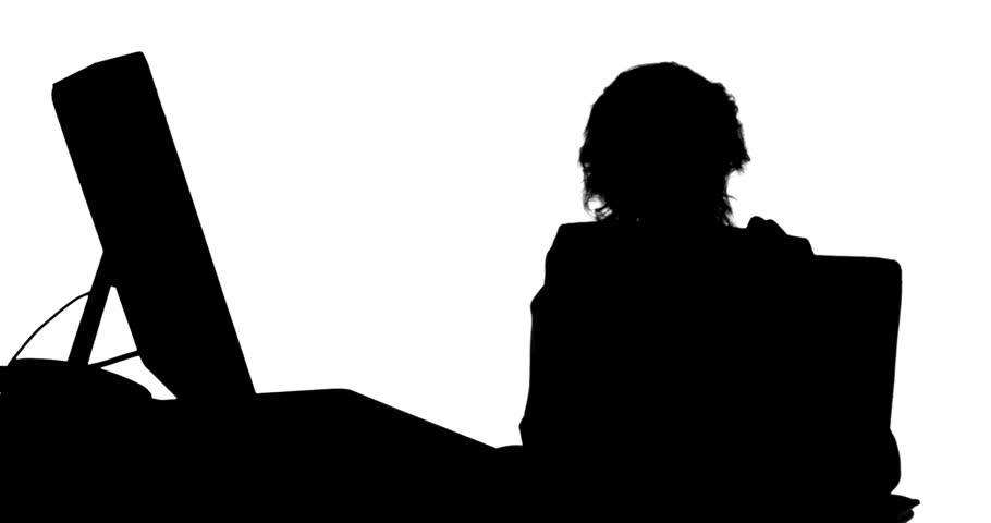 910x480 Silhouette Of A Teen Girl A Evening Streets Stock Footage Video