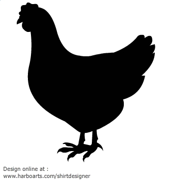335x355 Nesting Hen Silhouette Chicken Clipart Silhouette