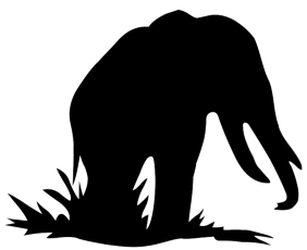 282x230 Animal Silhouette, Silhouette Clip Art