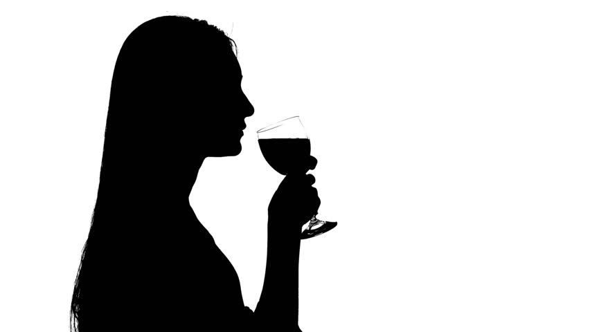 852x480 Silhouette Of Couple On A White Background Royalty Free Stock