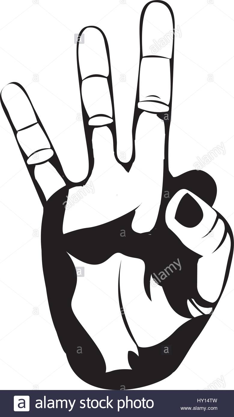779x1390 Three Fingers Silhouette Stock Photos Amp Three Fingers Silhouette