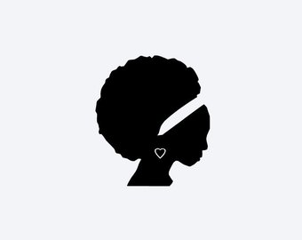 340x270 African Woman Decal Etsy
