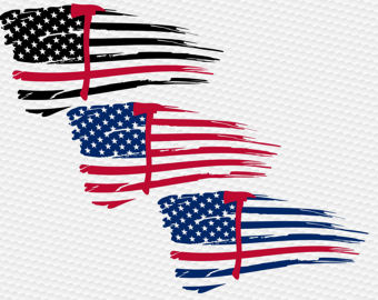 340x270 American Flag New York Svg Clipart Cut Files Silhouette Cameo