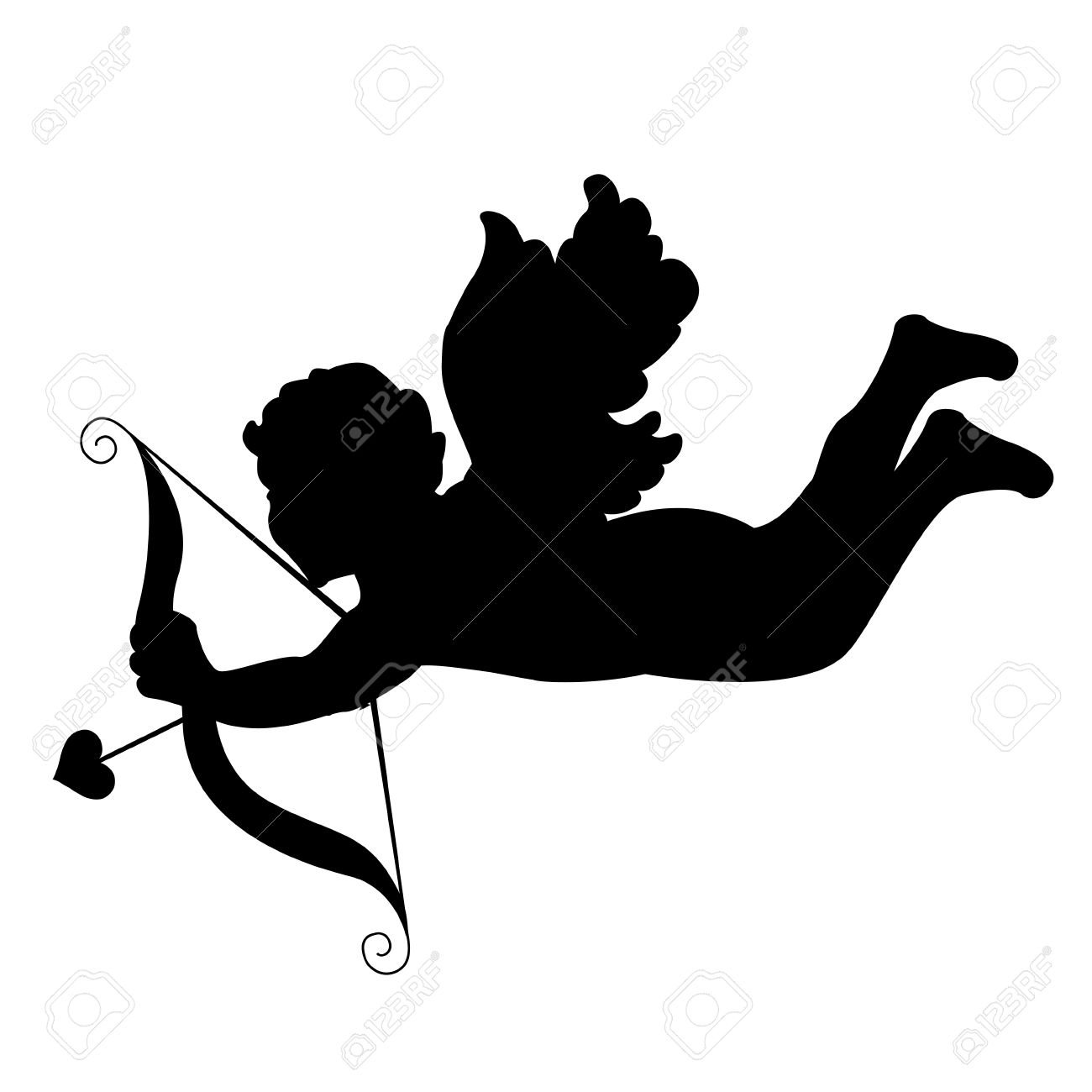 1300x1300 Dark Angel Clipart Silhouette