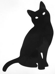 222x300 Cat Silhouette Outline Animal Car Window Vinyl Decal Sticker