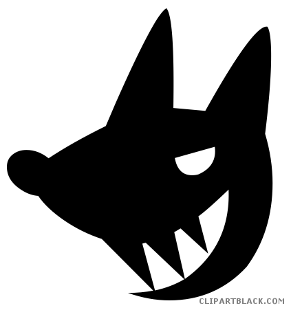 423x451 Wolf Silhouette Clipart