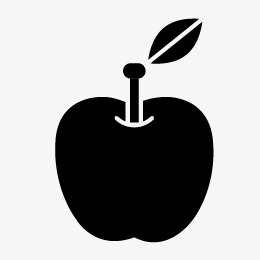 260x260 Apple Silhouette, Apple, Sketch, Fruit Png And Vector For Free