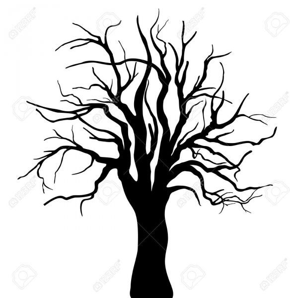 Silhouette Arbre at GetDrawings | Free download