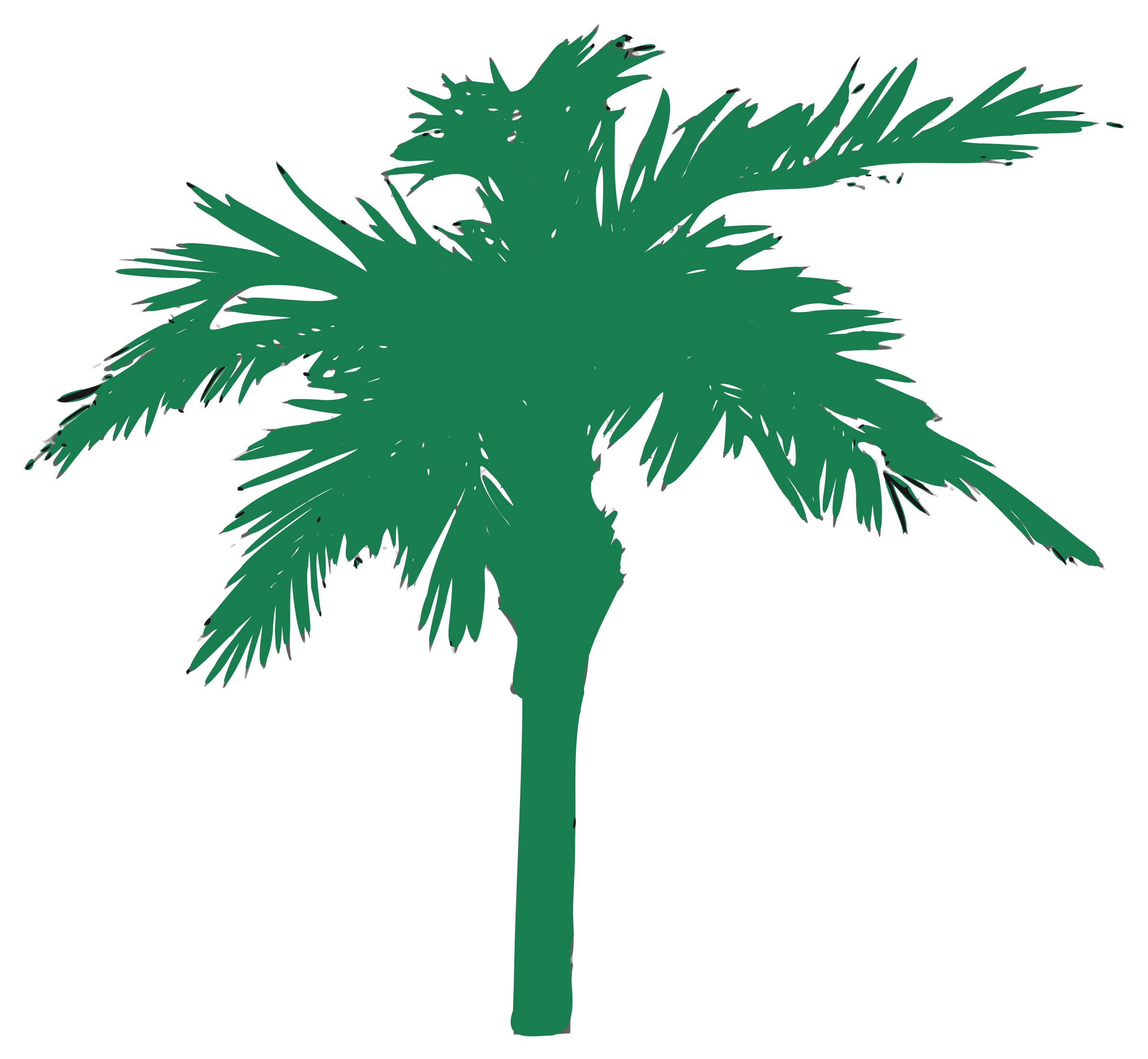 2400x2213 Silhouette Arbre 02 Icons Png