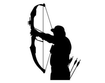 340x270 Pix For Gt Bow Hunter Silhouette Clipart Images Silhouettes