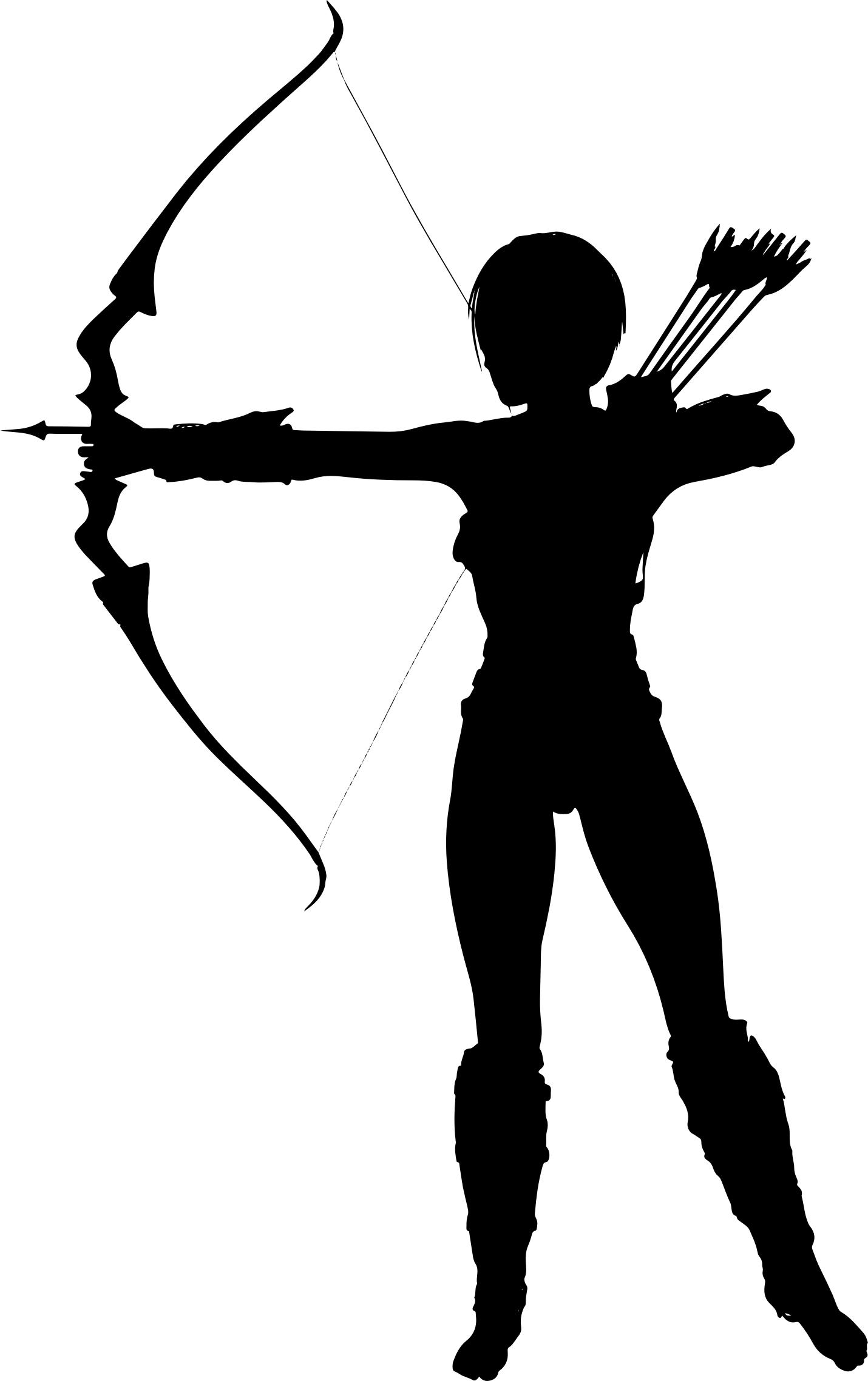 1430x2276 Amazon Archer Silhouette Icons Png