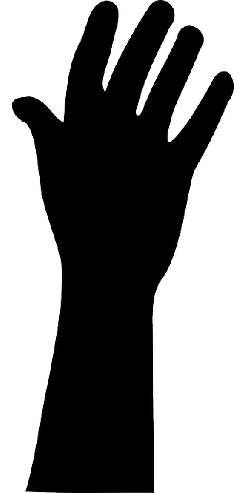 800x1600 Hand, Silhouette, Finger, Arm, Black, Thumb