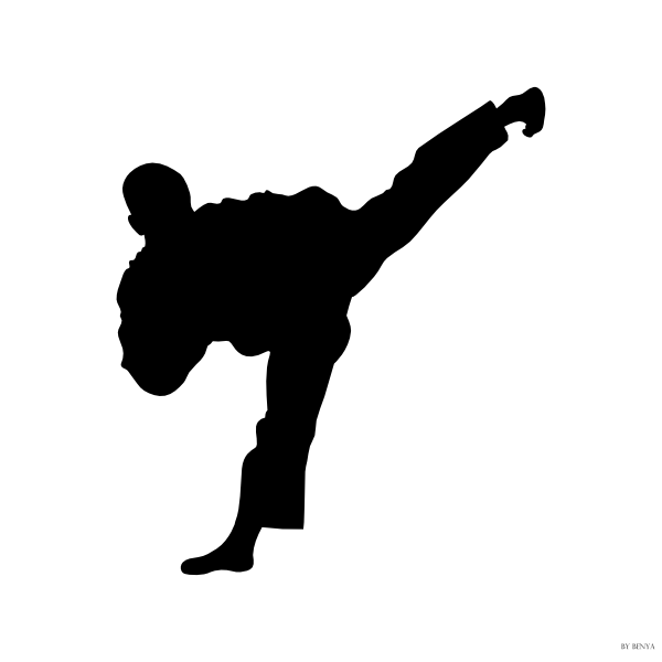 600x600 Tae Kwon Do Silhouette Clip Art