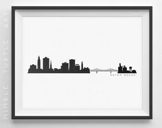 236x186 Atlanta Skyline Silhouette