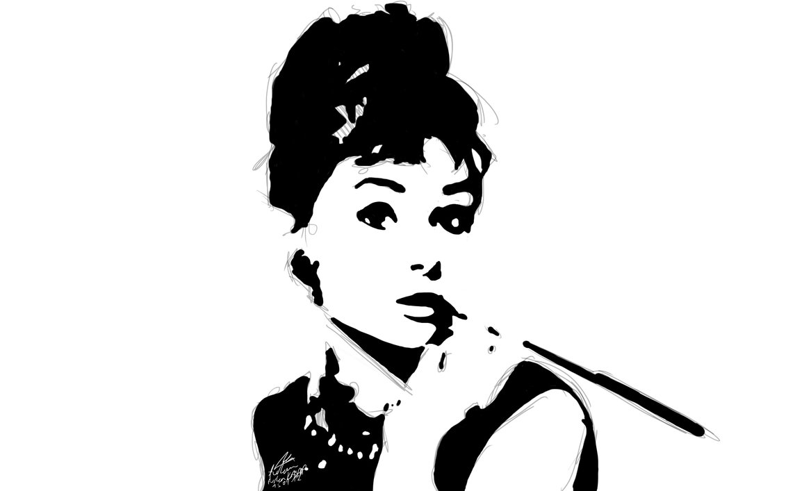 1131x707 Audrey Hepburn By Fvrknarts