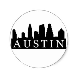260x260 Austin Graphic Stickers Zazzle