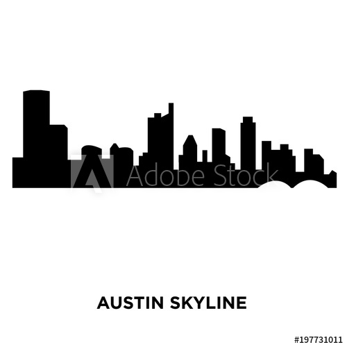 500x500 Austin Skyline Silhouette Photo Page