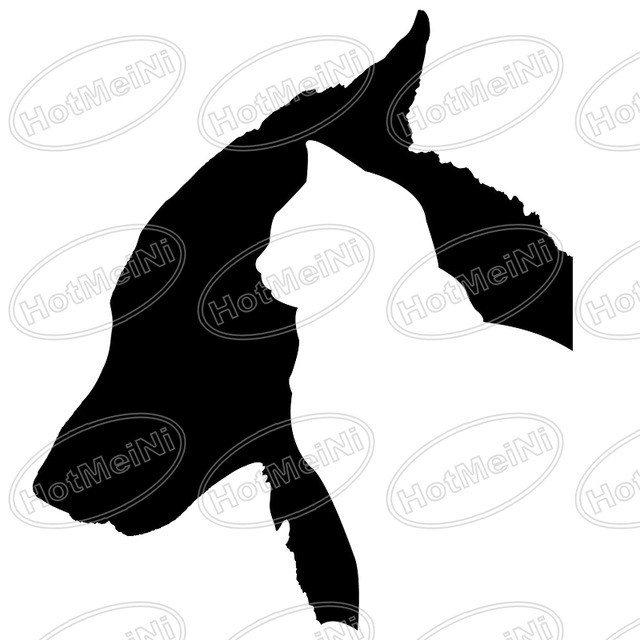 640x640 Hot Sale Dog And Cat Pet Silhouette Sticker For Car Rear