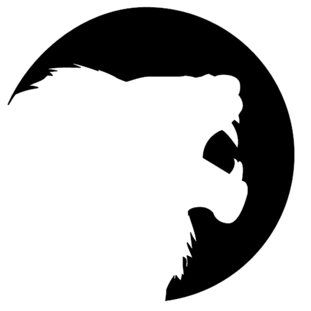 640x640 Silhouette Lion Car Sticker For Truck Window Bumper Auto Suv Door