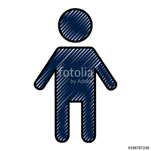 500x500 Gender Male Silhouette Avatar Stock Image And Royalty Free Vector