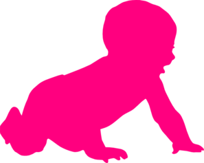 297x237 Baby Silhouette Clip Art