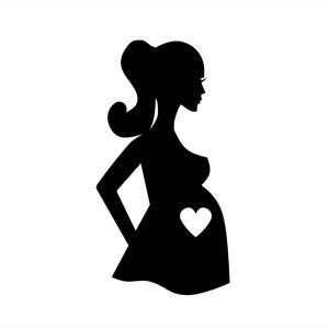 Silhouette Baby Girl