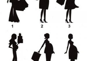 300x210 Mommy Silhouette Baby Shower Decorations