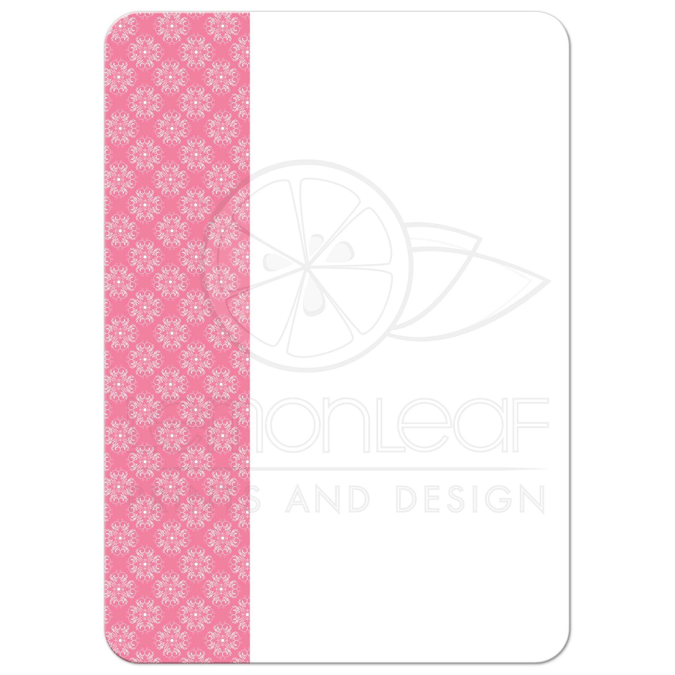 2175x2175 Baby Shower Tea Invitation Pink, Black, Gray, White