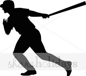 300x266 Baseball Player Silhouette Clipart Party Clipart Amp Backgrounds