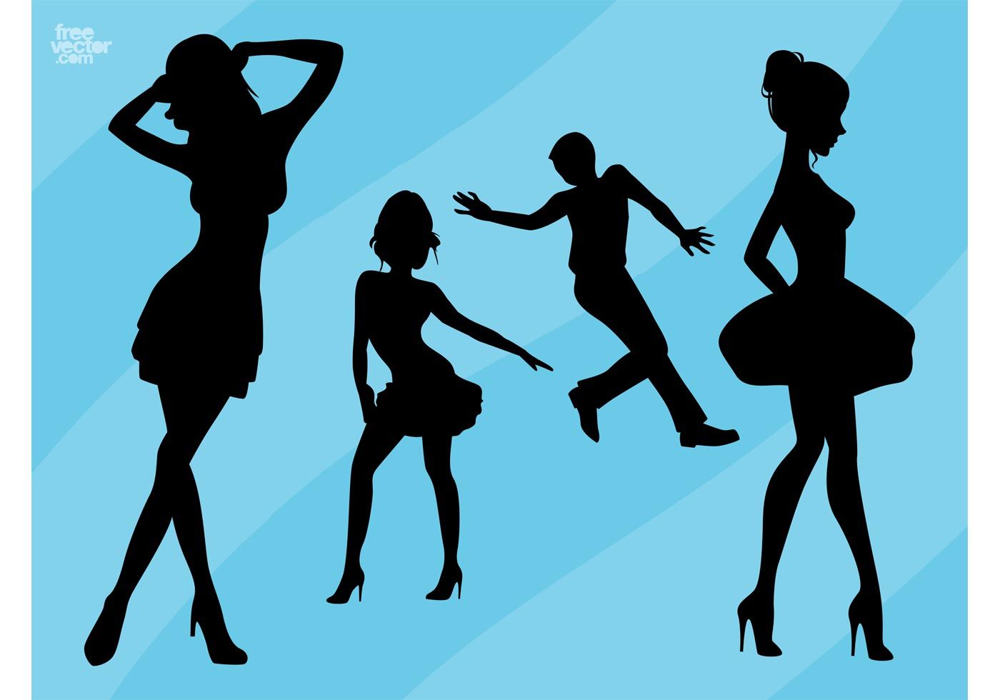 1400x980 Dance Silhouettes School Dance Silhouette